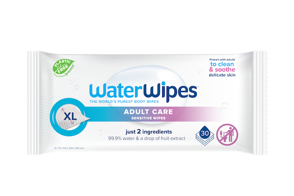 WaterWipes® Adult Care Sensitive Wipes