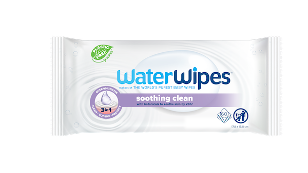 WaterWipes® Soothing Clean Wipes