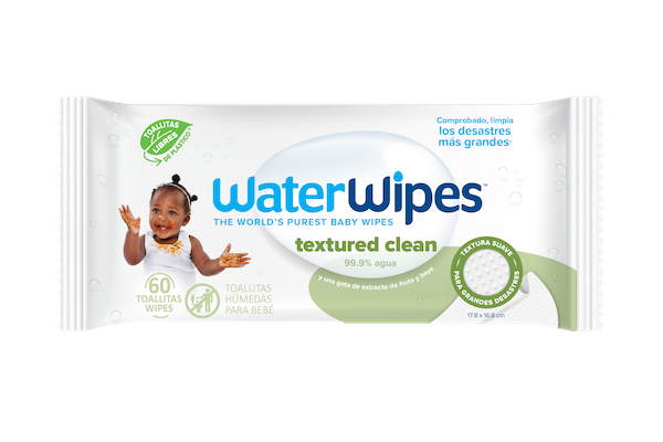 WaterWipes® Toallitas Húmedas con Textura