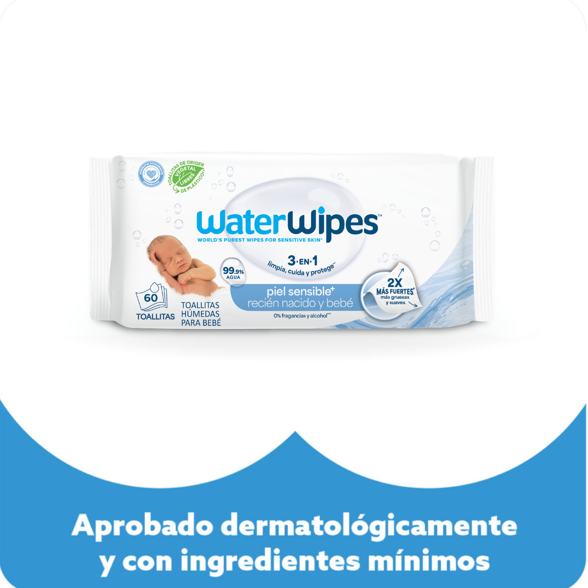 WaterWipes® Toallitas Húmedas Originales para Bebé