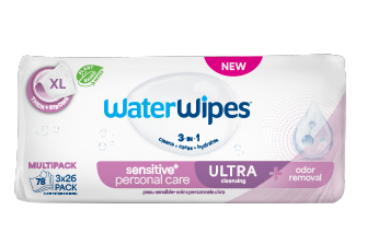 3 Pack x 26 Wipes (78 wipes total)