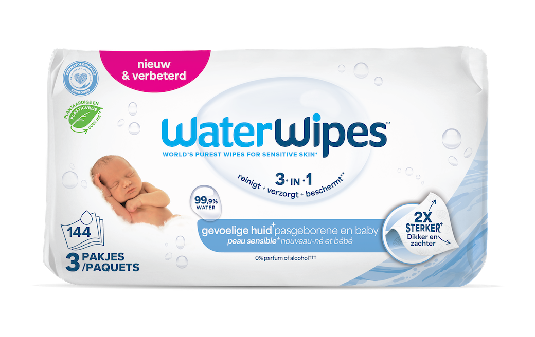 Lot de 3 x 48 Lingettes (144 lingettes au total)