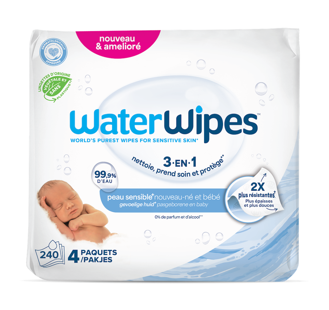 4-Pak x 60 Doekjes (240 doekjes totaal)