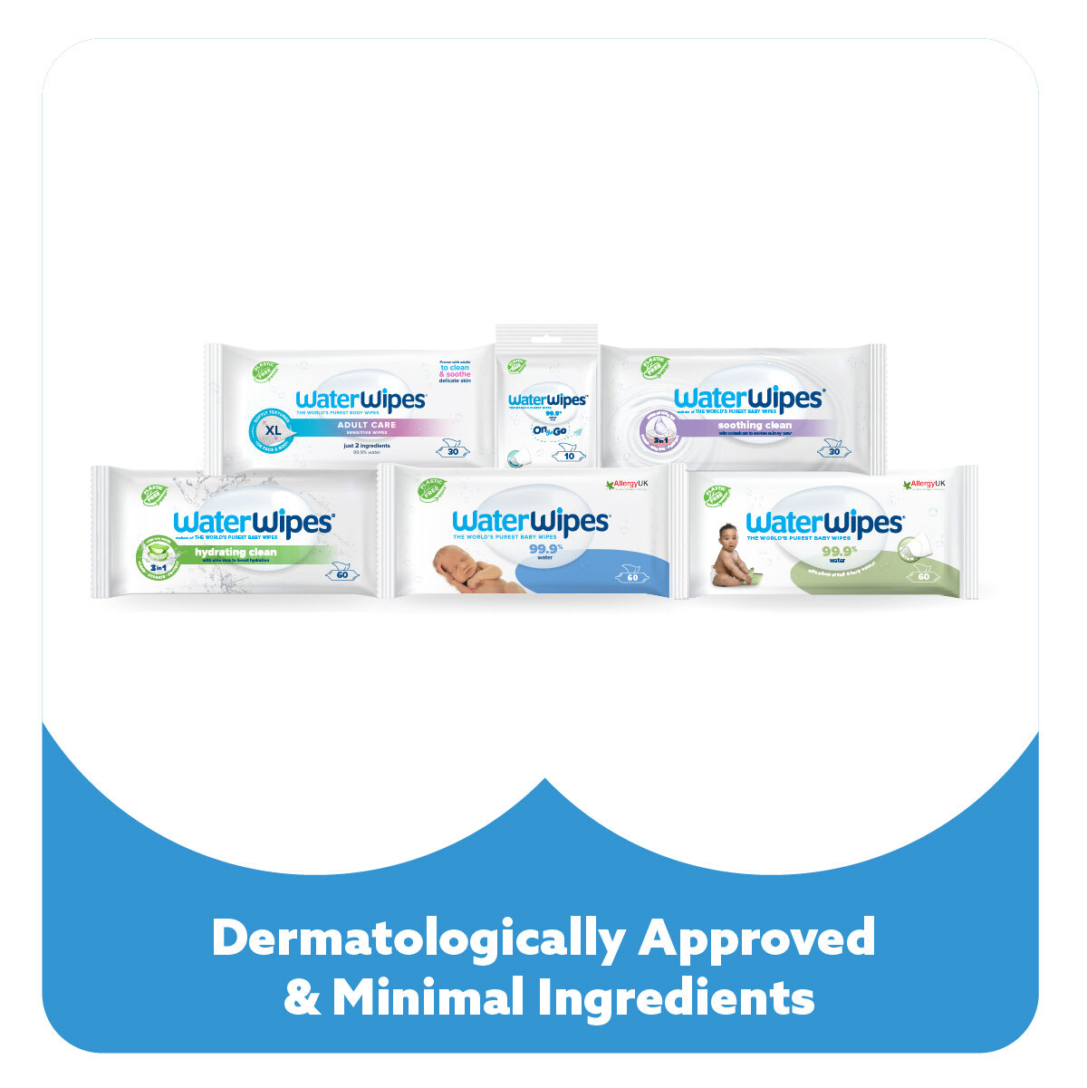WaterWipes® Textured Clean Baby Wipes