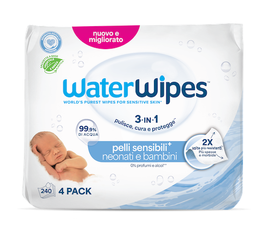 Confezione da 4 x 60 Salviette (240 salviette totali)