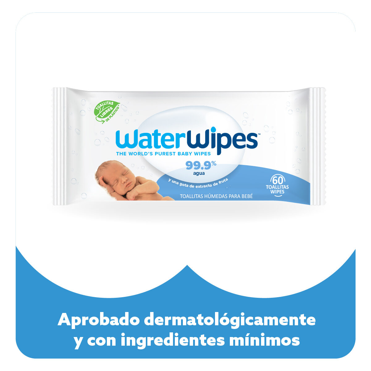 WaterWipes® Toallitas Húmedas Originales para Bebé