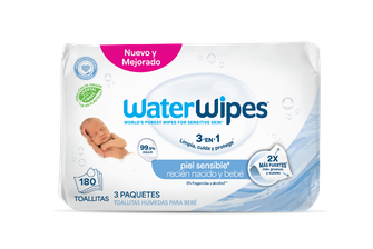 3 paquetes x 60 toallitas (180 toallitas)