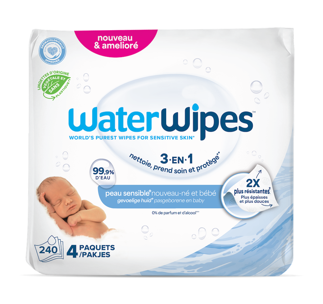 4-Pak x 60 Doekjes (240 doekjes totaal)