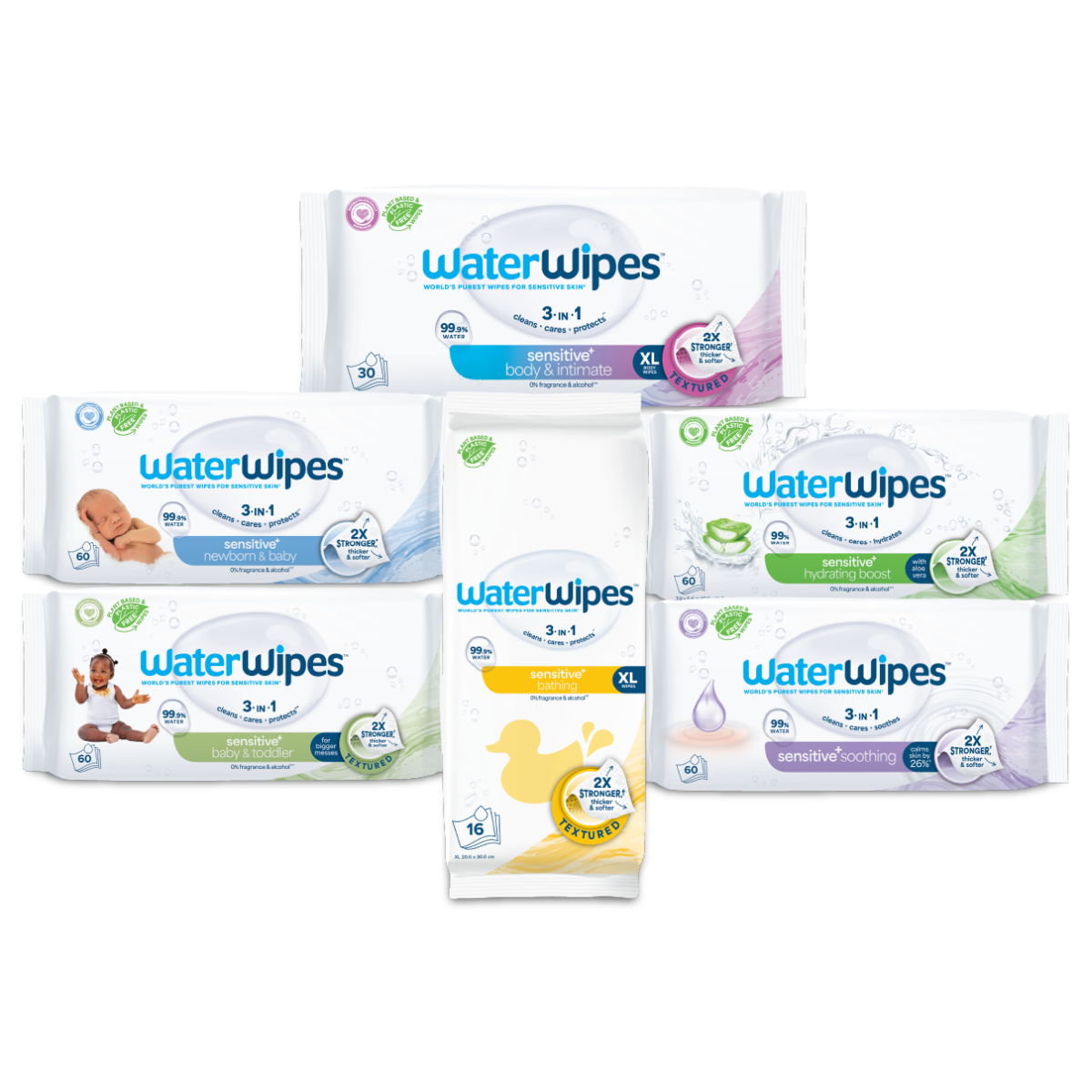 Sensitive+ Body & Intimate Wipes